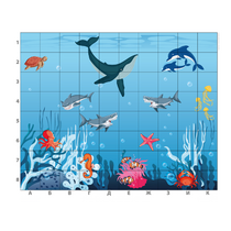 Коврик для логобота Пчелка "Животные морей и океанов" - «globural.ru» - Кировград