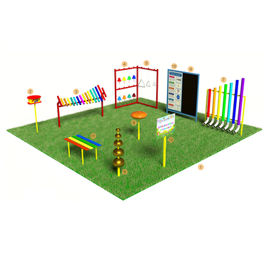 Музыкальная площадка (комплект Оптима без ограждения) - «globural.ru» - Кировград