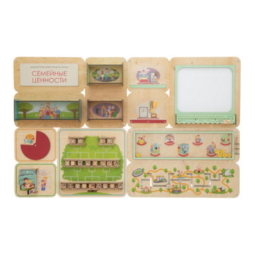 Дидактическая настенная панель «Семейные ценности» - «globural.ru» - Кировград