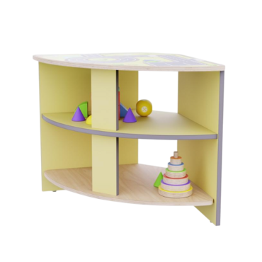 Угловое место для хранения из коллекции «НЕГА» (желтый) - «globural.ru» - Кировград