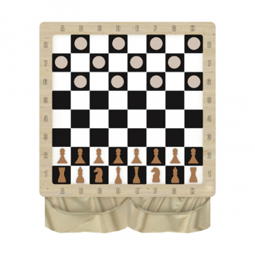 Настенная игра «2 в 1 шашки + шахматы» - «globural.ru» - Кировград