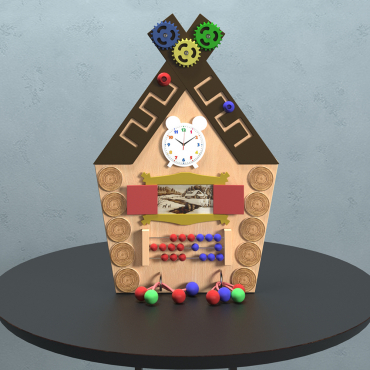 Бизиборд "Сказочный теремок" - «globural.ru» - Кировград