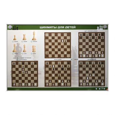 Электрифицированный стенд "Шахматы для детей" - «globural.ru» - Кировград