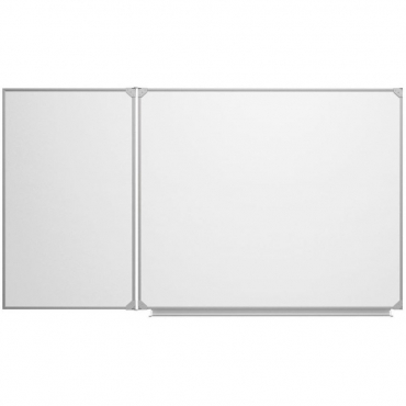 Доска магнитно-маркерная настенная двухэлементная белая полимерная - «globural.ru» - Кировград