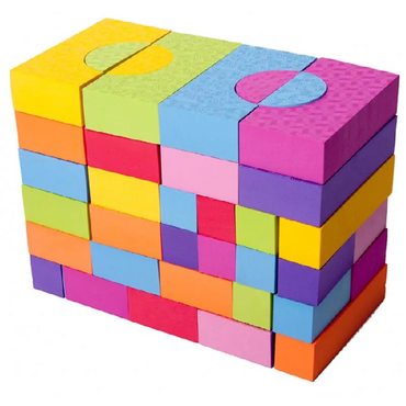 Конструктор мягкий 68 блоков - «globural.ru» - Кировград