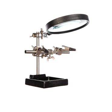 Держатель третья рука с лупой - «globural.ru» - Кировград
