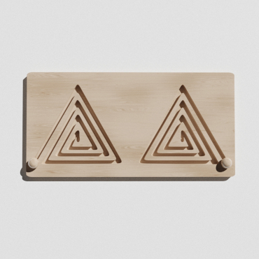 Такт-панель "Треугольный лабиринт №14" - «globural.ru» - Кировград