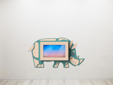 «Носорог» - Декоративная сенсорная панель 32" - «globural.ru» - Кировград