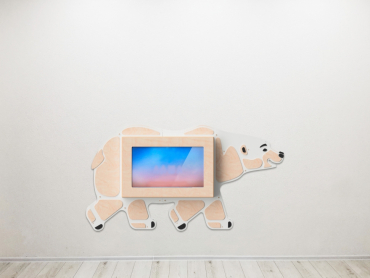 «Медведь» -Декоративная сенсорная панель 32" - «globural.ru» - Кировград