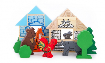 Комплект игрушек для сказкотерапии "Зайкина избушка" - «globural.ru» - Кировград