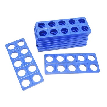 Нумирошка. Набор из 10 пластиковых форм - «Десятки» по методике Нумикон - «globural.ru» - Кировград