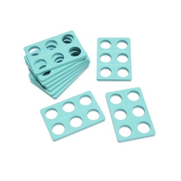 Нумирошка. Набор из 10 пластиковых форм - «Шестерки» по методике Нумикон - «globural.ru» - Кировград