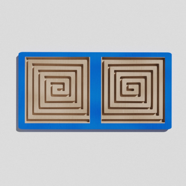 Такт-панель "Синий лабиринт № 3" - «globural.ru» - Кировград