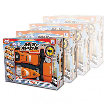 Магнитный конструктор Транспорт "Смешай и собери". Серия Гонка  Комплект на группу - «globural.ru» - Кировград