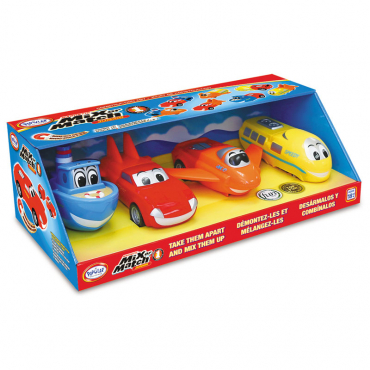 Магнитный конструктор Транспорт "Смешай и собери". Малыш. Стартовый набор 3-5 лет. - «globural.ru» - Кировград