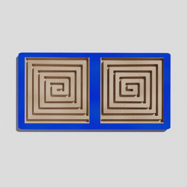 Такт-панель "Синий лабиринт №4" - «globural.ru» - Кировград