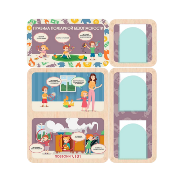 Информационный стенд «Правила пожарной безопасности» 100.5 х 111 см - «globural.ru» - Кировград