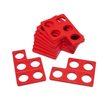 Нумирошка. Набор из 10 пластиковых форм - «Пятерки» по методике Нумикон - «globural.ru» - Кировград