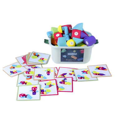 Мягкий магнитный конструктор "Макки 60" - «globural.ru» - Кировград