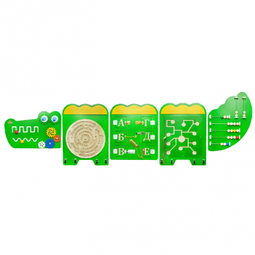 Тактильно-развивающая панель «Крокодил Дилли» - «globural.ru» - Кировград