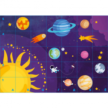 Тематическое поле-маршрутизатор «Космос» для мини-робота Bee-Bot - «globural.ru» - Кировград