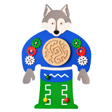 Бизиборд «Волчок- Серый Бочок» - «globural.ru» - Кировград