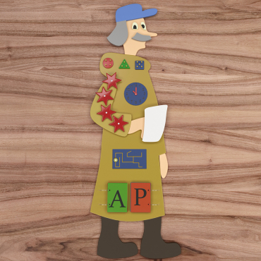 Бизиборд "Почтальон Печкин" - «globural.ru» - Кировград