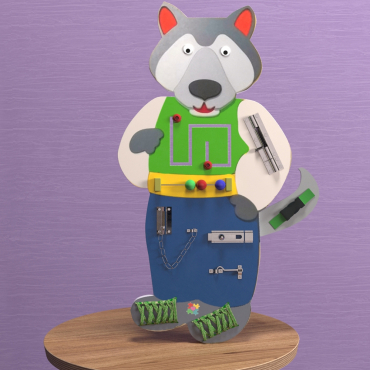 Бизиборд «Волчок-серый бочок» - «globural.ru» - Кировград