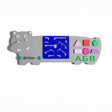 Бизиборд "Волшебный бегемотик" - «globural.ru» - Кировград