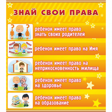 Стенд "Знай свои права" - «globural.ru» - Кировград