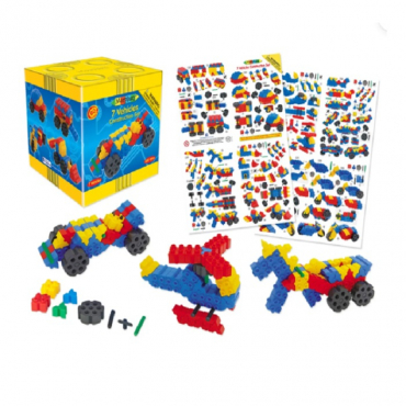 Конструктор «Транспортные средства» 80 деталей - «globural.ru» - Кировград