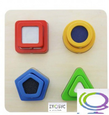 Панель "Тактильные геометрические фигуры" - «globural.ru» - Кировград