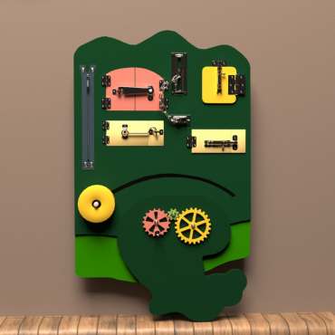 Бизиборд "Зелёная лапа" - «globural.ru» - Кировград