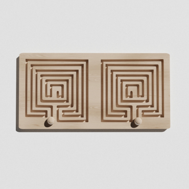 Такт-панель "Деревянный лабиринт №10" - «globural.ru» - Кировград