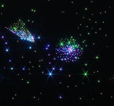 Фиброоптический ковер “Млечный путь” настенный 300 точек 200х100. - «globural.ru» - Кировград