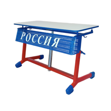 Стол ученический двухместный "Патриот-2о" на газовом лифте (р.гр. № 3-7 и наклоном столешницы) - «globural.ru» - Кировград