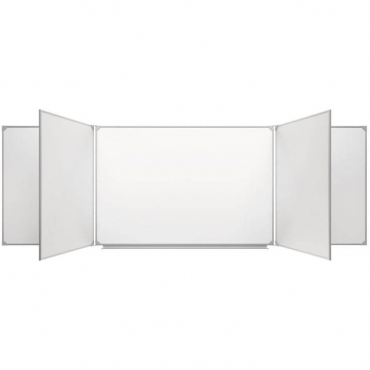 Доска магнитно-маркерная настенная пятиэлементная белая полимерная - «globural.ru» - Кировград