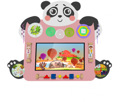 Настенный интерактивный комплекс бизиборд "Панда" - «globural.ru» - Кировград