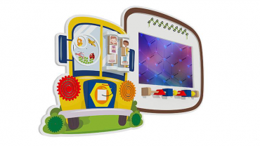 Настенный интерактивный комплекс "Бизиборд Автобус" - «globural.ru» - Кировград