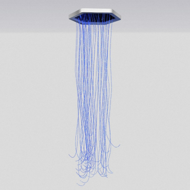 Потолочная светодиодная панель с фиброоптическим душем - «globural.ru» - Кировград