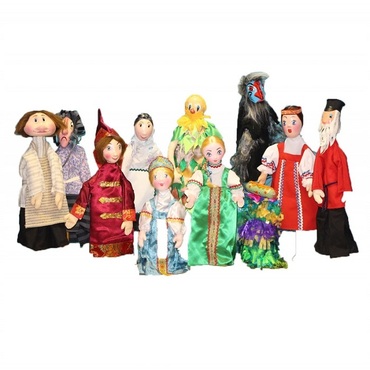 Комплект театральных кукол "Аленький цветочек" - «globural.ru» - Кировград