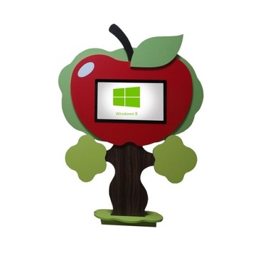 Интерактивная напольная пристенная доска «Яблоко» - «globural.ru» - Кировград